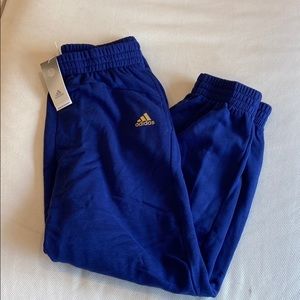 NWT Adidas blue cotton sweats
